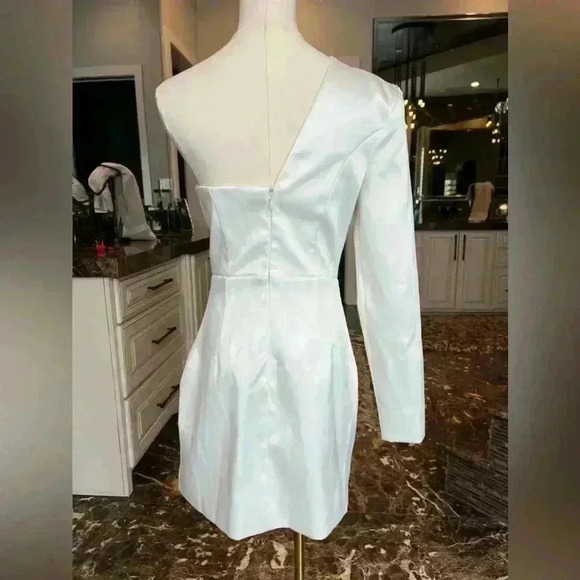 NWT- NBD Vanity Mini Dress White, Size-small - Picture 8 of 9